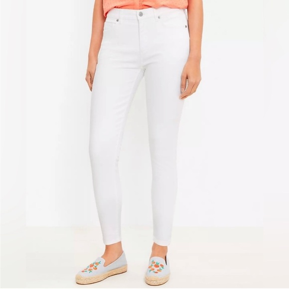 LOFT White Skinny Jeans - Picture 2 of 10